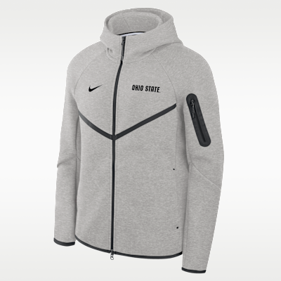 Ohio State Tech Fleece Men's Nike College Full-Zip Hooded Jacket